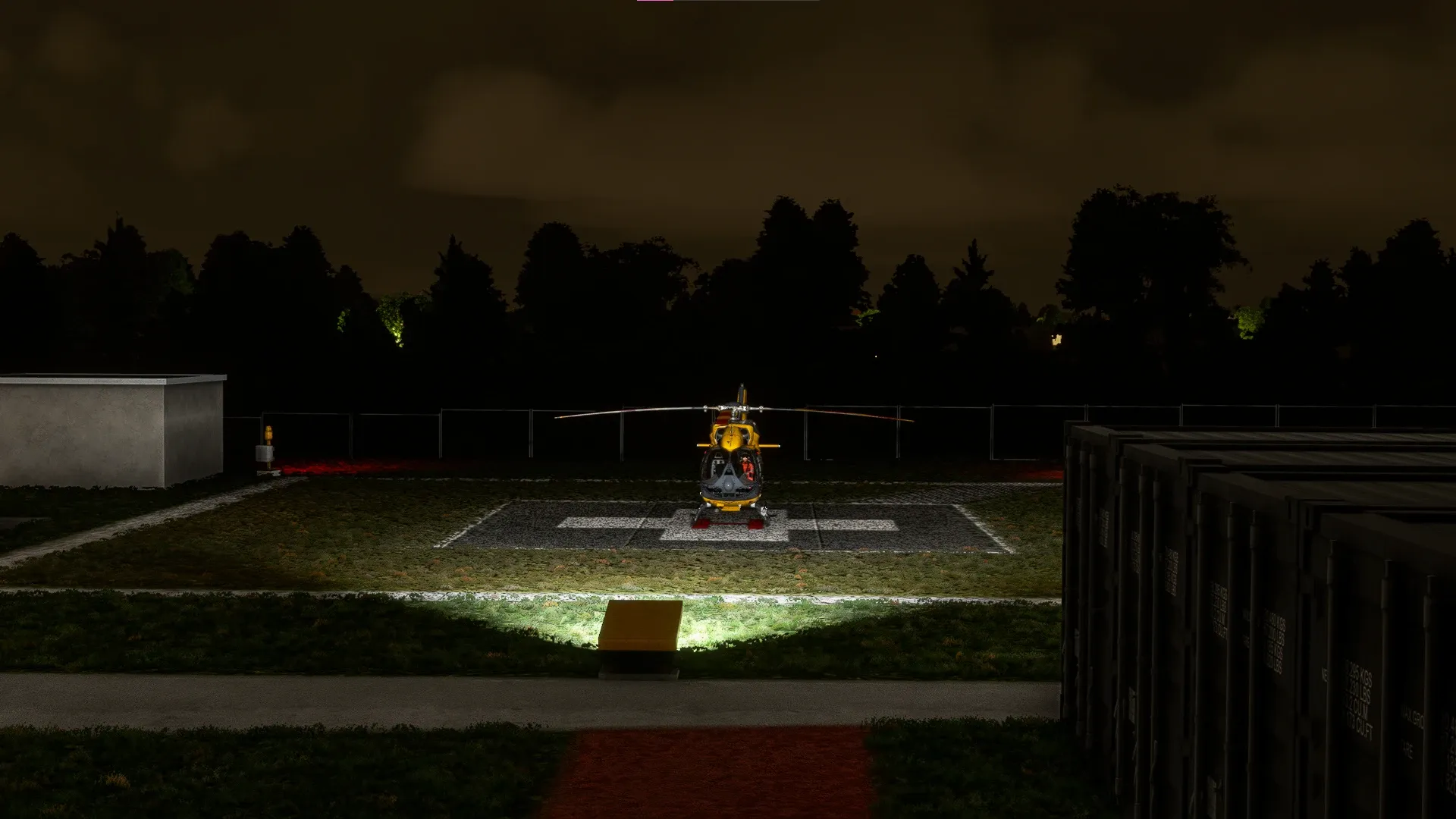 Hospital Narutowicza Night Approach