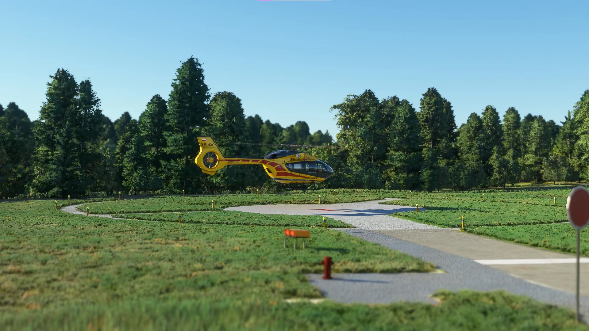 Kraków CUMRiK Hospital Helipad - Perspective 01