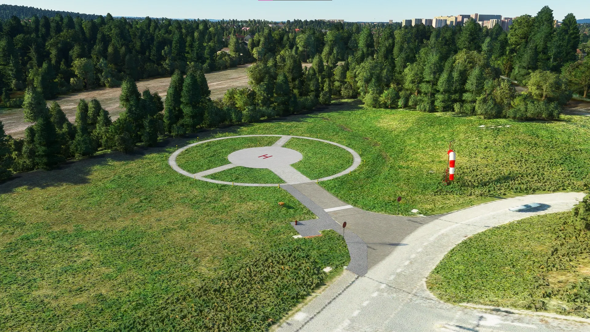 Kraków CUMRiK Hospital Helipad - Perspective 04
