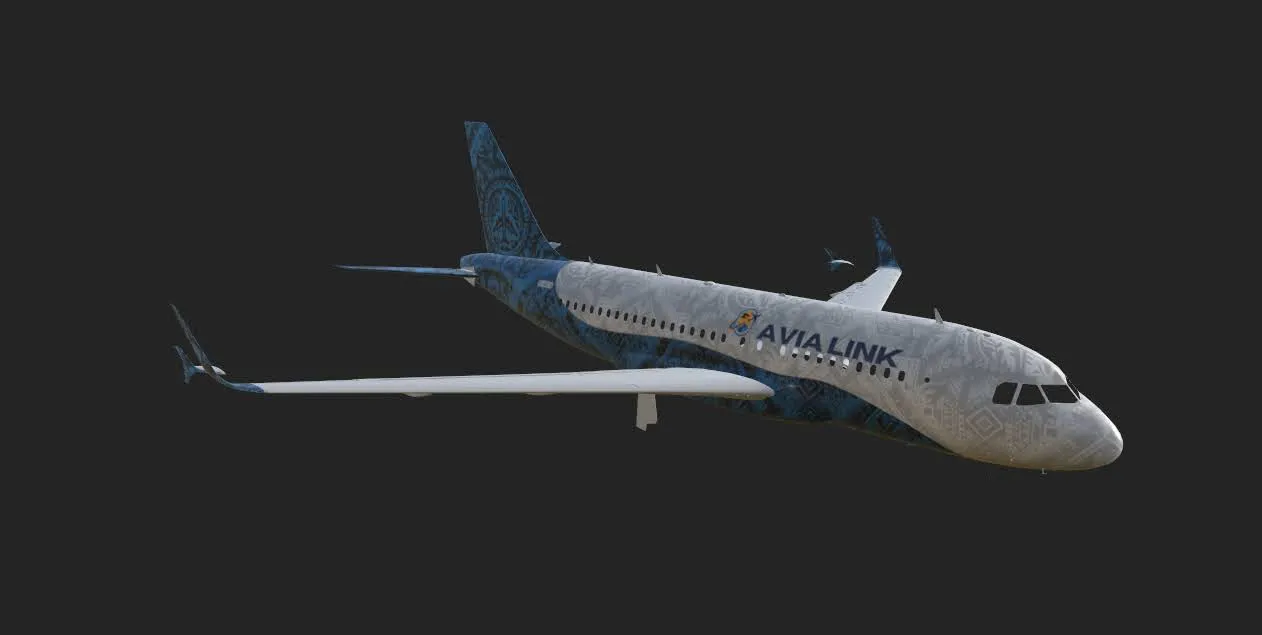 Avialink Airbus A320 - Legacy Tribal Livery