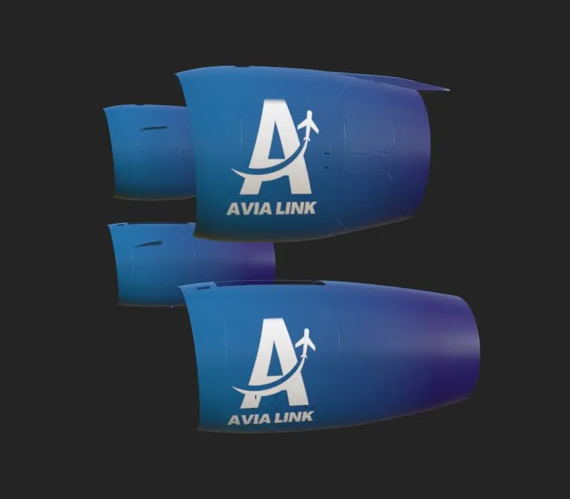 Avialink Engine Cowlings - New Branding