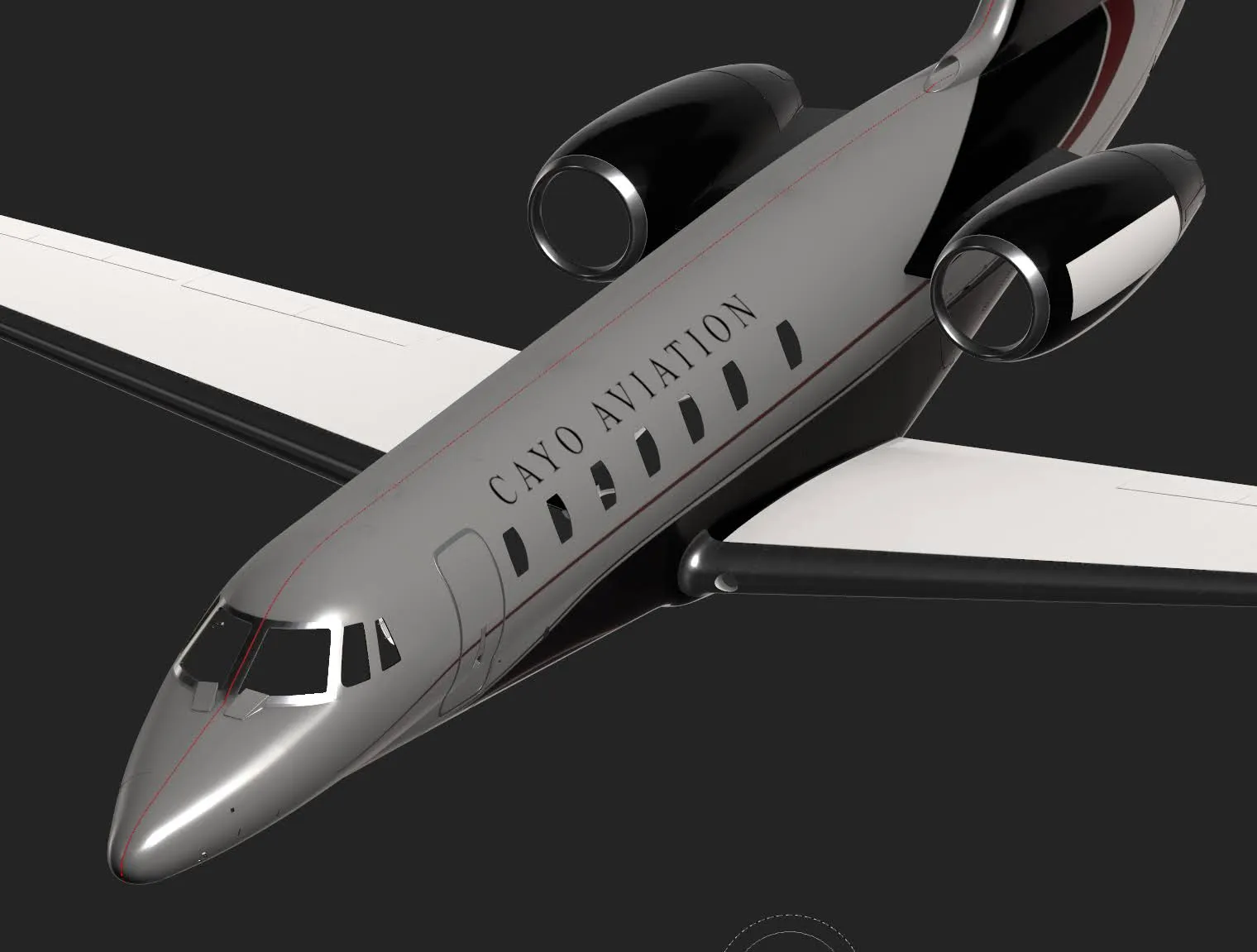 Cayo Aviation Cessna Citation X Livery