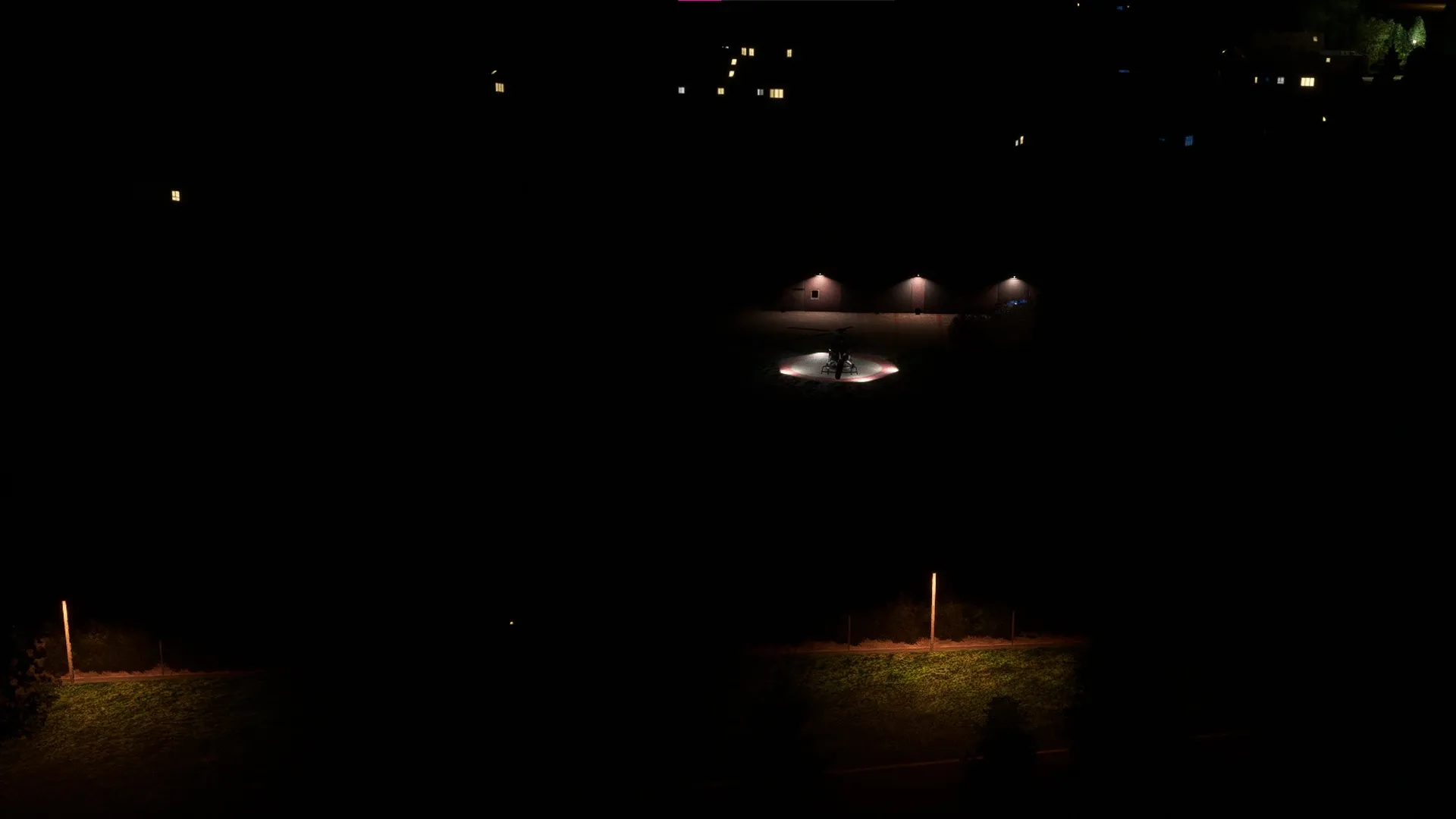 EPKH Konstancin Helipad Night Perspective