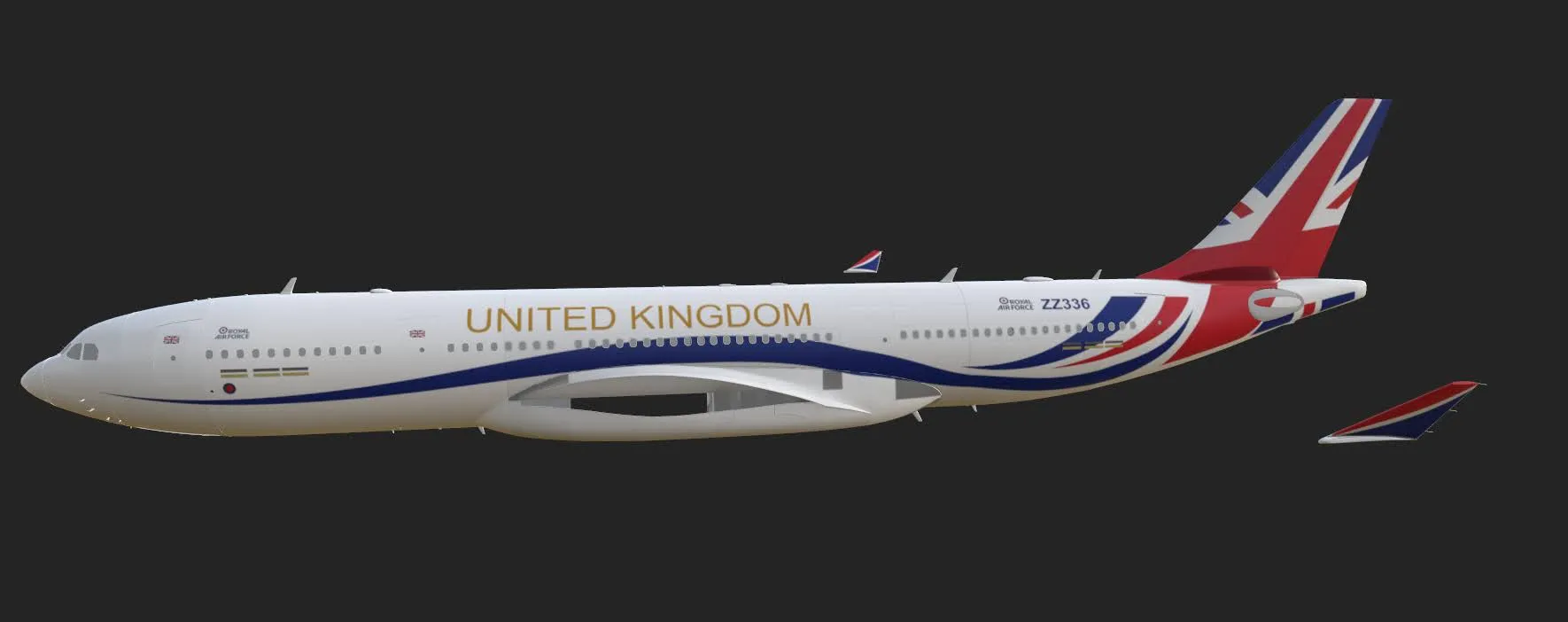 United Kingdom Royal Air Force VIP Fleet (A330-900neo & B747-400)