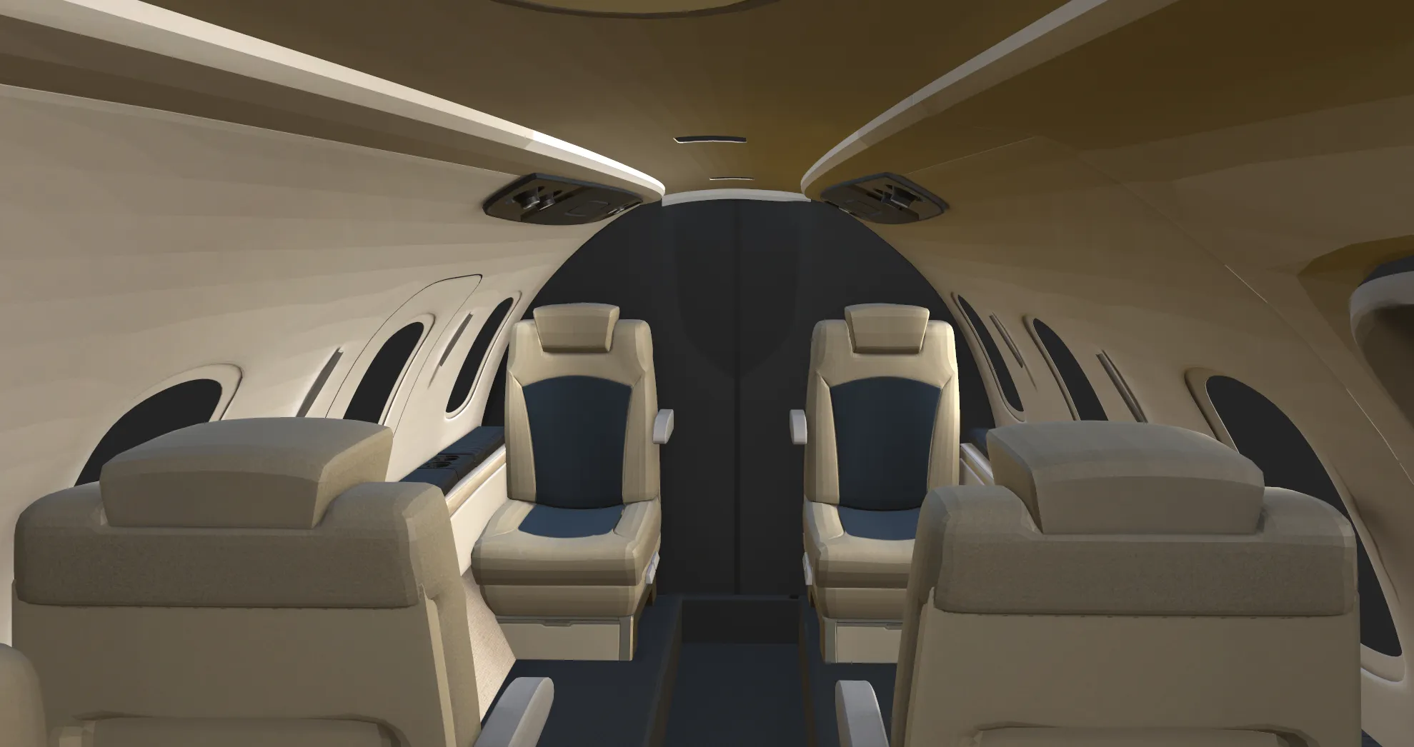 Wy’east Executive Custom VIP Cabin Interior